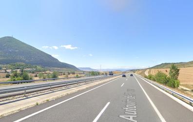 La A-21 a su paso por Monreal