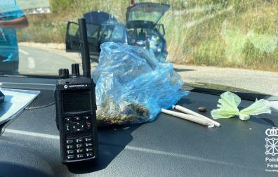 Droga incautada en el registro a un conductor en Estella