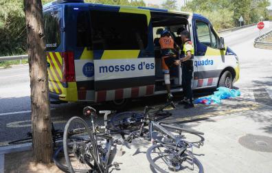 Mossos d'Esquadra, en el lugar del suceso