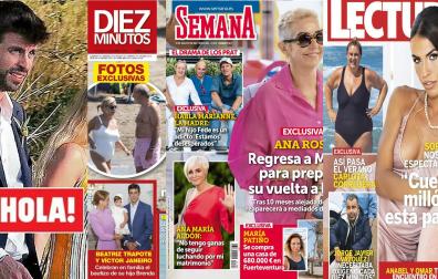 Portadas de las revistas del corazón del miércoles 24 de agosto