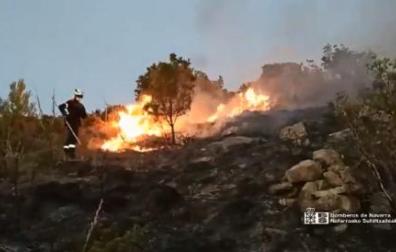 Incendio en Gallipienzo