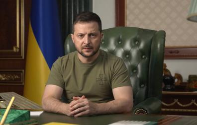 El presidente de Ucrania, Volodimir Zelenski