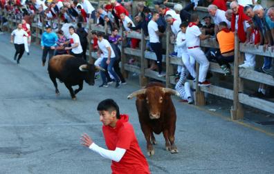quinto encierro de las fiestas de Sangüesa