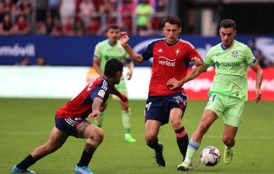 Fotos del Osasuna 0-2 Getafe de la jornada 6.