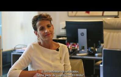 La entrevista a María Chivite, este domingo en Diario de Navarra