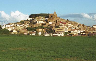 Vista de la localidad de Aibar, de donde surge el linaje que lleva su nombre