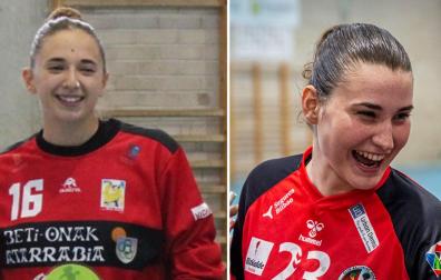 Olaia Luzuriaga (izda.) y Nerea Gil (dcha.) optan a ser MVP de la jornada