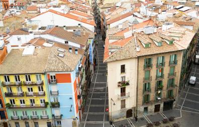 Vista general del Casco Antiguo de Pamplona