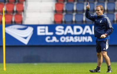Jagoba Arrasate, este sábado en el estadio rojillo