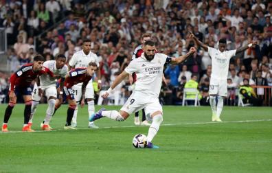 Fotos del partido que enfrentó al Real Madrid contra Osasuna este domingo 2 de octubre.