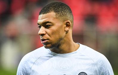 Kylian Mbappé durante el partido contra el Reims