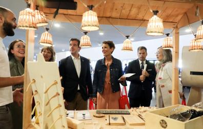 Chivite e Irujo, en la inauguración de la III Feria del Trabajo Autónomo de Navarra en Baluarte