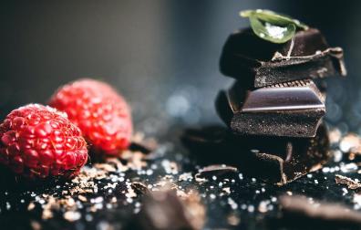 Chocolate con frambuesa