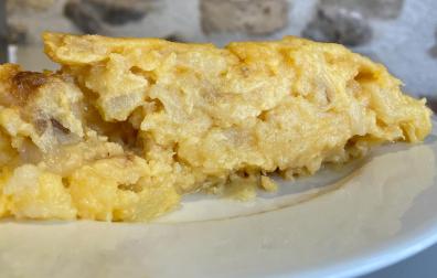 Tortilla de patata de la Heladería Elizalde