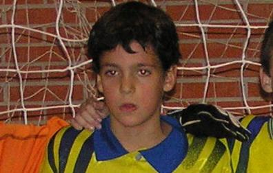 Mikel Merino, con la equipación del Amigó en una imagen de archivo