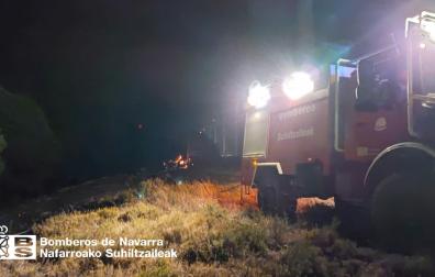 Bomberos, en el lugar del suceso