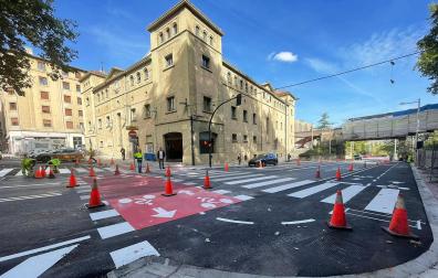 El carril bici de cuesta de Labrit, a punto de abrirse al tráfico