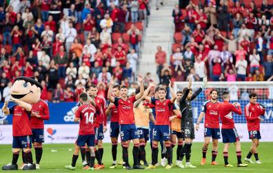 La victoria de Osasuna contra el Valladolid, en imágenes./