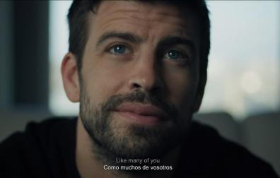 Gerard Piqué, en su vídeo de despedida