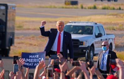 El expresidente Donald Trump, en un acto reciente
03/11/2022