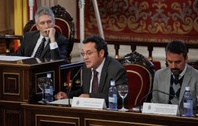El Fiscal General del Estado, Álvaro Garcia Ortiz, interviene durante el VIII Congreso del Observatorio contra la Violencia Doméstica y de Género, en el Senado