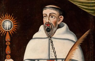 Lienzo de san Ramón Nonato en la parroquia de San Pedro de la Rúa de Estella, s. XVIII