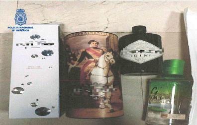 Efectos robados por las detenidas