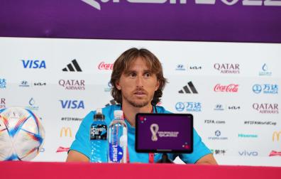 Rueda de prensa de Luka Modric antes del choque contra Brasil en cuartos de final del Mundial de Catar 2022