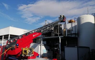 Bomberos, en el lugar del suceso