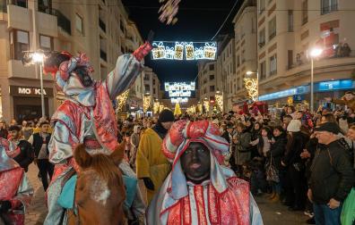 Imágenes de la Cabalgata de los Reyes Magos de Estella