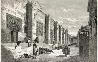 El santoral de este 9 de enero recuerda a San Eulogio. En la ilustración, vista de la Córdoba musulmana, donde nació en el siglo IX