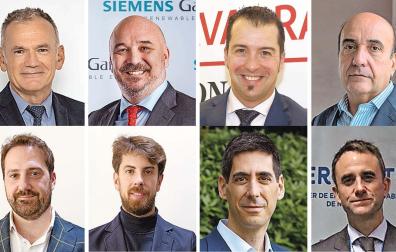 Martín Flores, Javier Fernández-Combarro, Eneko Sanz, Rafael Mateo, Gonzalo Oliver Diego Oliver, David Solé y Javier Villanueva