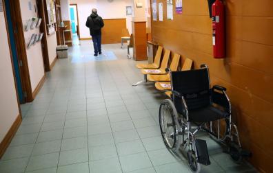 Un paciente, ayer por la mañana en el consultorio de Bera