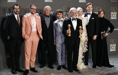 Imágenes de la entrega de premios en la 80ª edición de los Globos de Oro.