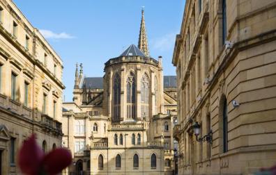 El santoral del 20 de enero recuerda a San Sebastián. En la imagen, la Catedral del Buen Pastor de la capital guipuzcoana, ciudad que recibe su nombre y de la que es patrón