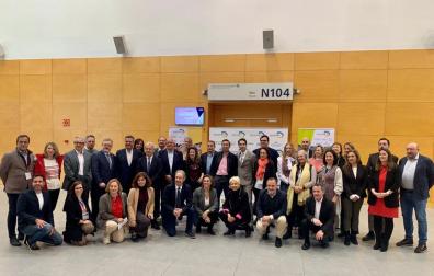 Foto de grupo de las personas que integran la representación navarra en la XXI edición del Congreso Internacional Madrid Fusión