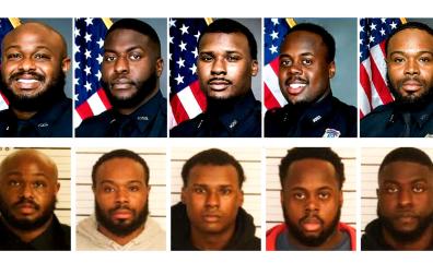 Fotos de los cinco expolicías de Memphis que serán procesados por un delito de asesinato por la paliza mortal que dieron a Tyre Nichols