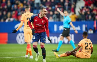 Fotos del Osasuna 0-1 Atlético./