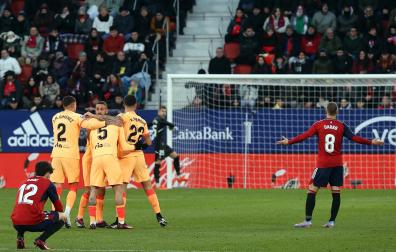 Fotos del Osasuna 0-1 Atlético./