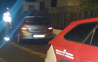 La Policía Foral realiza un control a un conductor