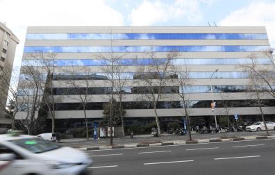 Fachada de la sede de Ferrovial en Madrid