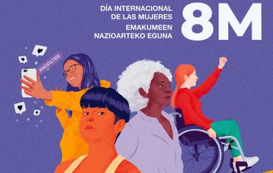 Cartel de la conmemoración del 8M
