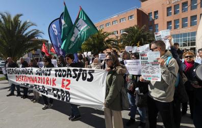 Concentración de los trabajadores de Salud este martes