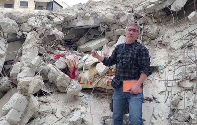 ván Benítez, este febrero en Alepo (Siria)