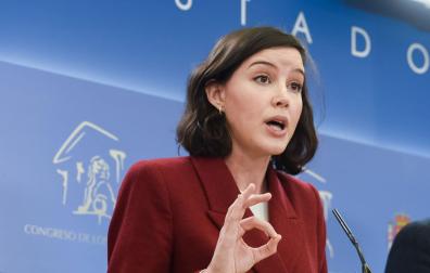 La secretaria de Igualdad del PSOE, Andrea Fernández