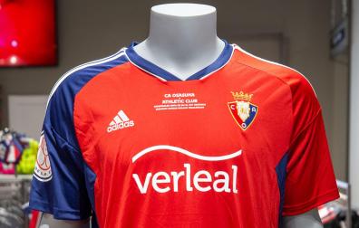 La camiseta de juego con la que Osasuna se enfrentó al Athletic en la ida de las semifinales de la Copa del Rey
