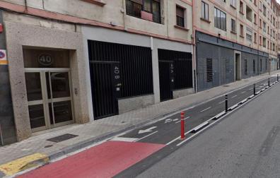 En la calle Julián Gayarre se han visto afectados los portales del 34 al 44