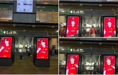 Imágenes de los rojillos en la estación de Santa Justa de Sevilla
