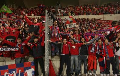 Desplazamiento de hinchas rojillos a Burdeos