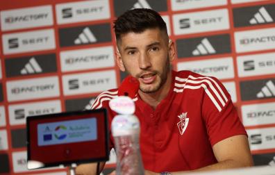 David García, en la rueda de prensa del día de antes de la final de la Copa del Rey